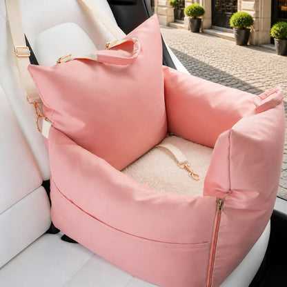 Luxury Dog Car Seat | Comfortable & Safe Travel Seat for Dogs