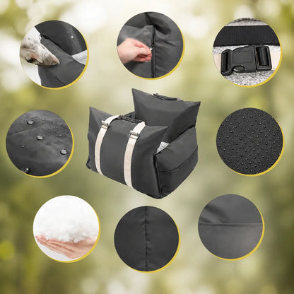 Luxury Dog Car Seat | Comfortable & Safe Travel Seat for Dogs