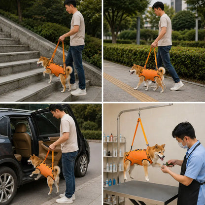 Dog lifting aid | Lifting strap for older & injured dogs