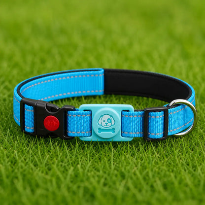 Collier pour chien avec support AirTag | Étanche & sûr pour l'extérieur