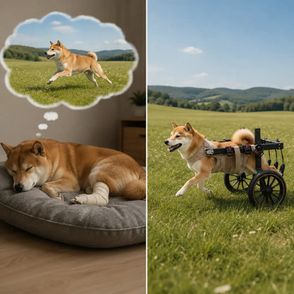 Adjustable Dog Cart for Hind Legs | Mobility Aid