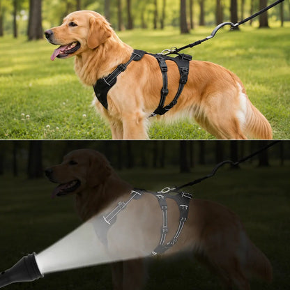 Escape-proof dog harness | Adjustable & padded safety harness