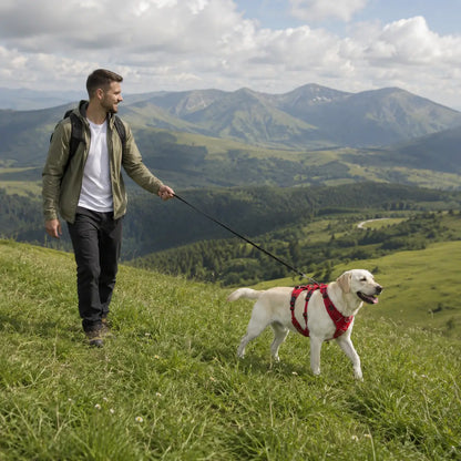 Escape-proof dog harness | Adjustable & padded safety harness