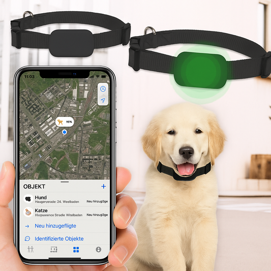 GPS-Tracker für Hunde & Katzen mit Echtzeit-Ortung