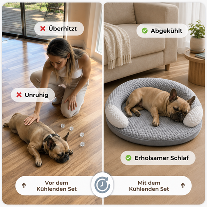 Dog Cooling Mat Summer | Washable & Non-Slip