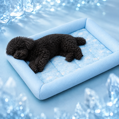 Cooling Dog Bed Summer | Breathable Cooling Mat Non-Slip