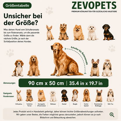 Cooling Mat for Dogs | Self-Cooling & Scratch-Resistant for Summer