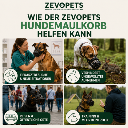 Muzzle for Dog | Adjustable & Breathable Dog Muzzle | Anti-Barking & Bite Protection