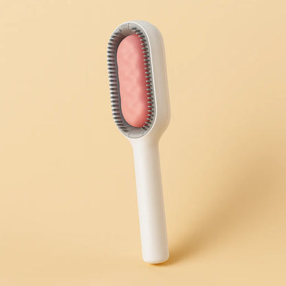 Tierhaarbürste für Möbel, Kleidung & Fellpflege – 2-in-1 Silikonbürste für Hunde & Katzen