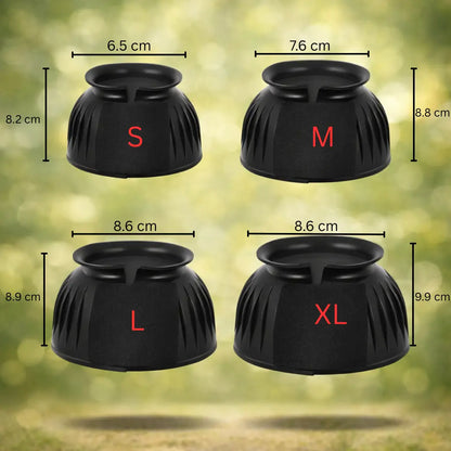 Pferde Hufglocken Gummi | Stoßdämpfender Hufschutz für Reitsport
