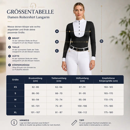 Reitershirt Größentabelle 