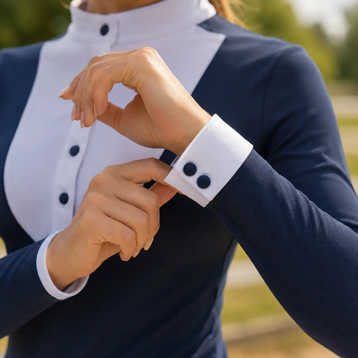 Reitershirt  Detailaufnahme 