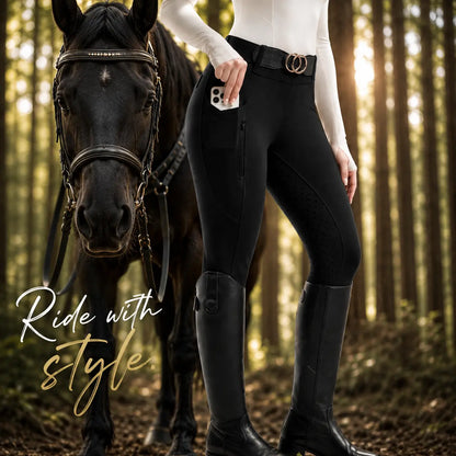 Damen_Reithose  Variantenbild Schwarz
