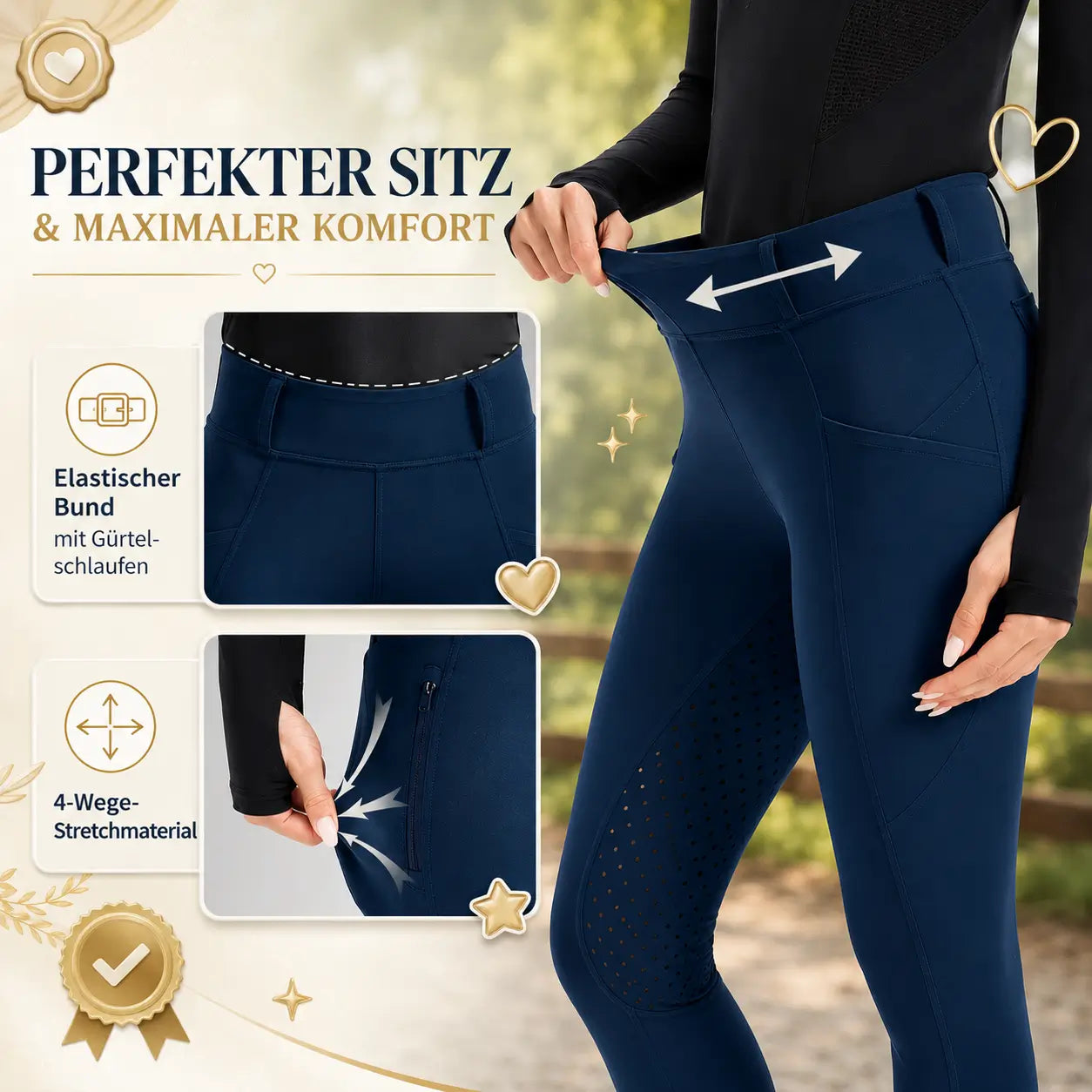 Damen_Reithose Produktmerkmale