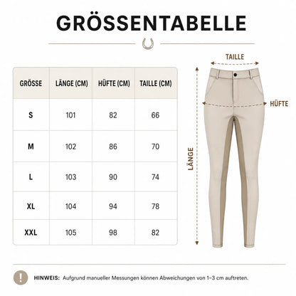 Reithose Größentabelle 