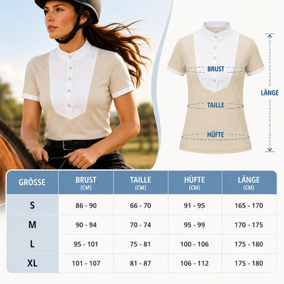 Damen_Reitshirt Größentabelle