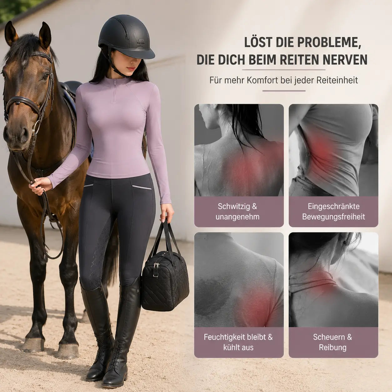 Reitshirt Problem & Lösung