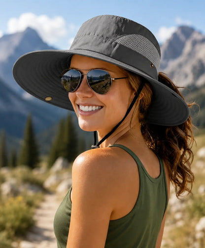 Damen_Sonnenhut Variantenbild Dunkelgrau