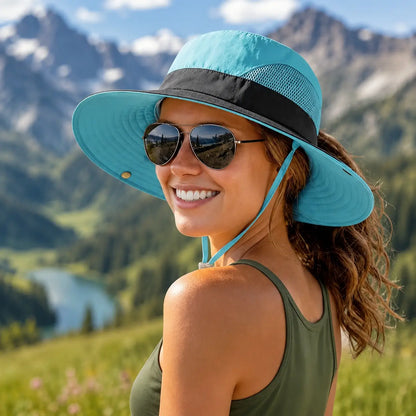 Damen_Sonnenhut Variantenbild  Blau