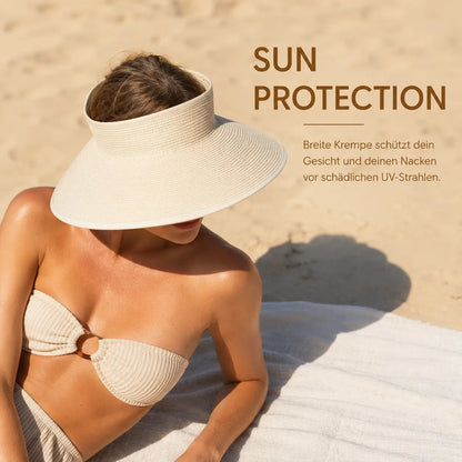 Damen Sonnenhut mit UPF 80+ UV-Schutz und breiter Krempe