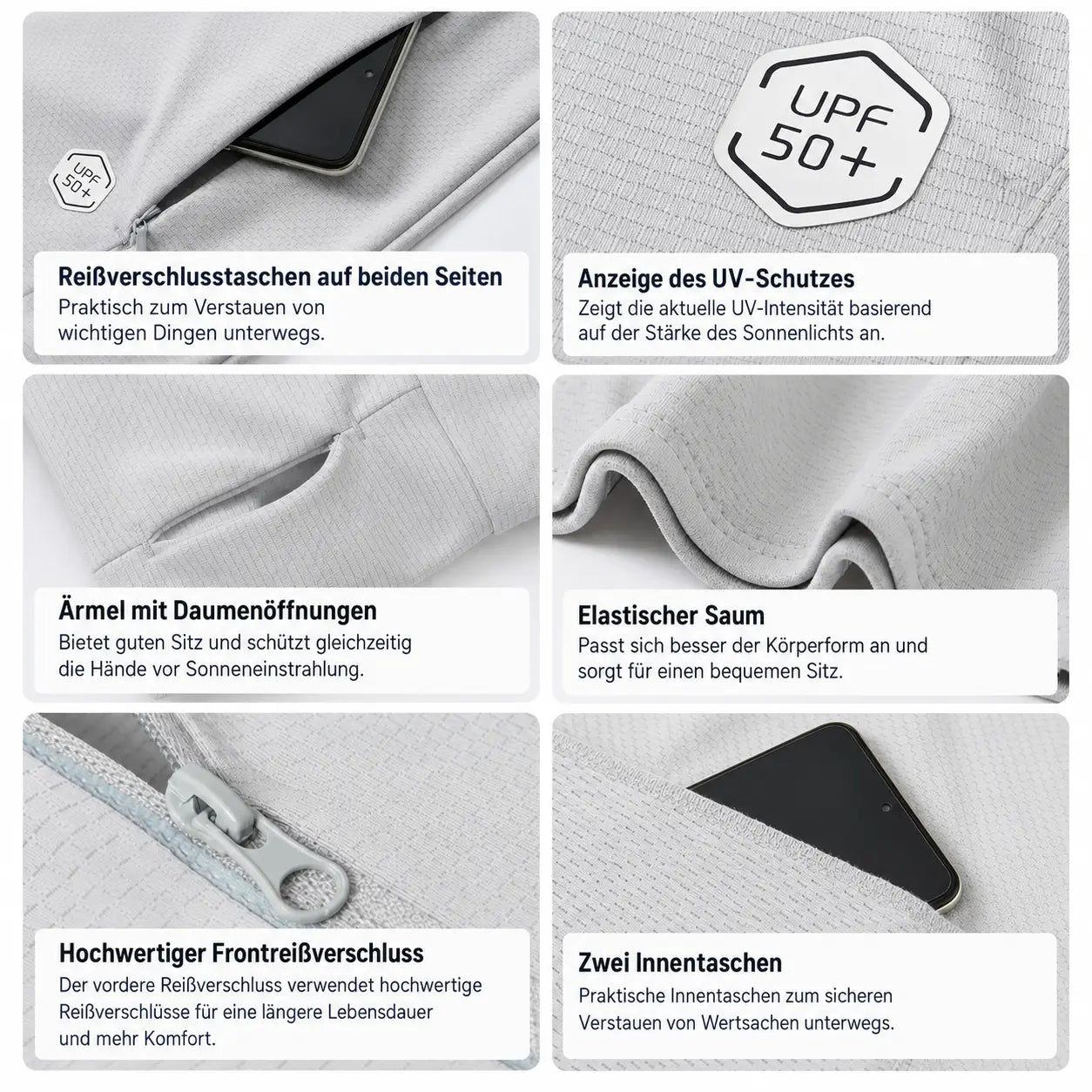 Jacke Materialdetails 