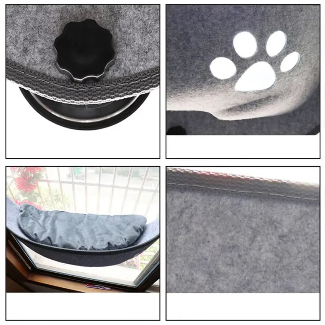 Fenster Hängematte für Katzen | Stabil & platzsparend