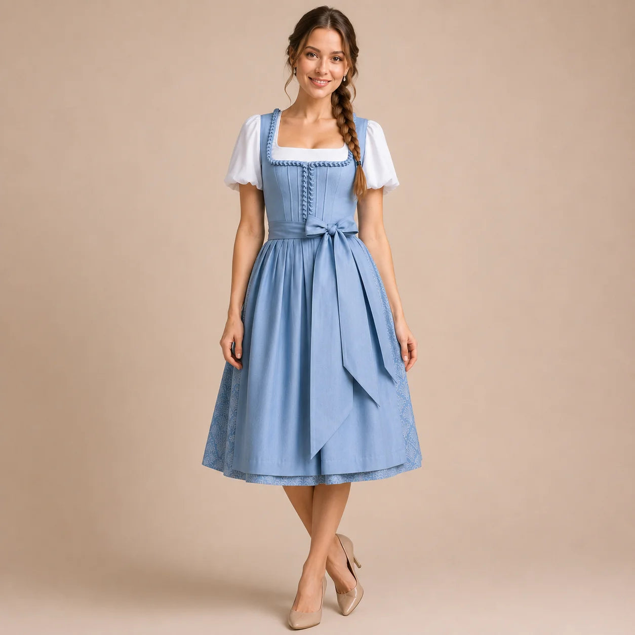 Dirndl_Damen_Blau_70_cm 