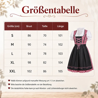 Oktoberfest Größentabelle 