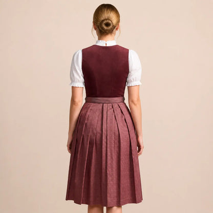 Elegantes Trachtenkleid Rückansicht