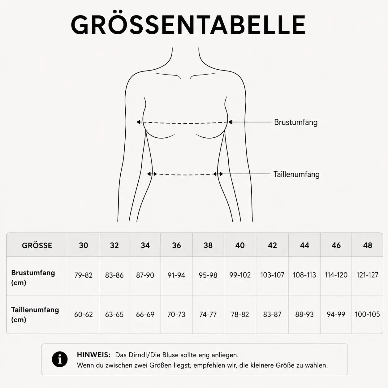 Dirndlbluse 