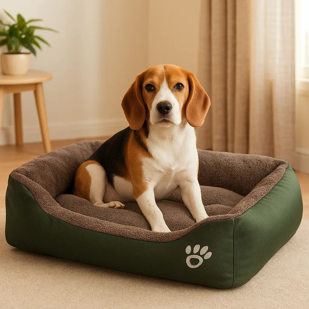 Hundebett | Weiches Beruhigungsbett für Ruhigen & Erholsamen Schlaf