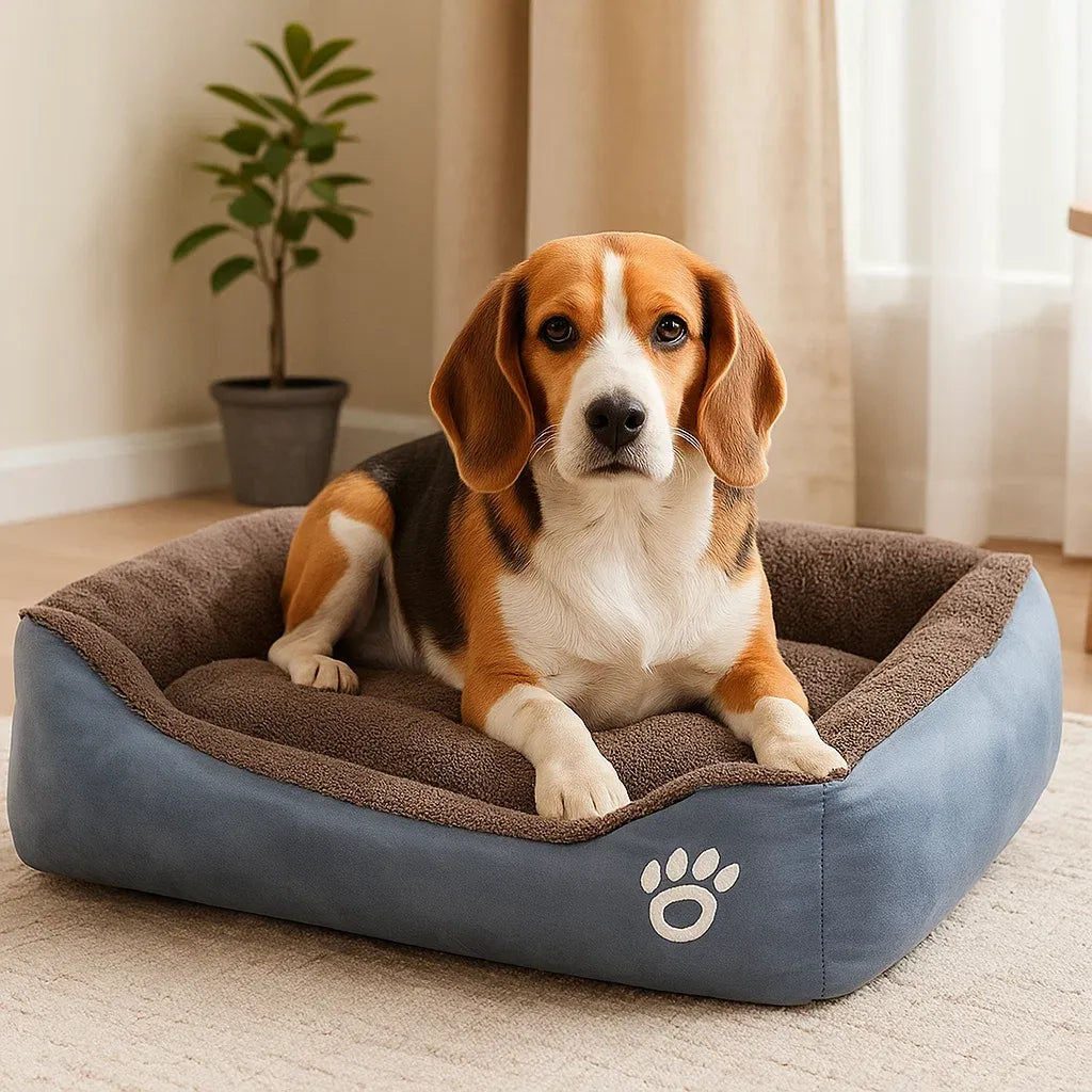 Hundebett | Weiches Beruhigungsbett für Ruhigen & Erholsamen Schlaf