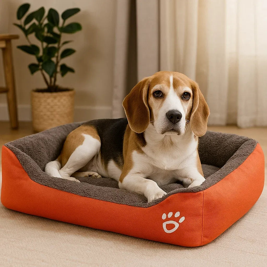 Hundebett | Weiches Beruhigungsbett für Ruhigen & Erholsamen Schlaf
