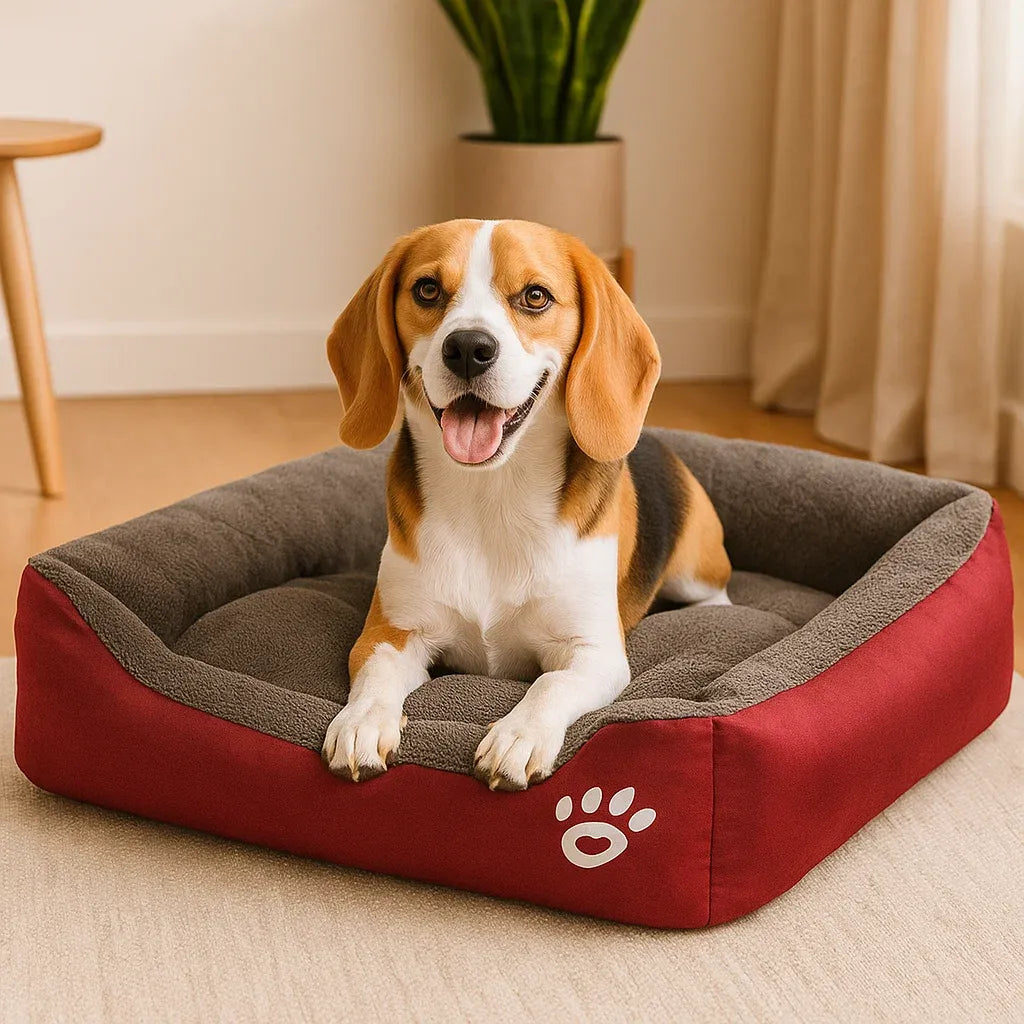 Hundebett | Weiches Beruhigungsbett für Ruhigen & Erholsamen Schlaf