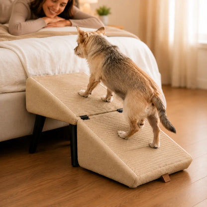 Faltbare Hundetreppe Lifestyle-Bild