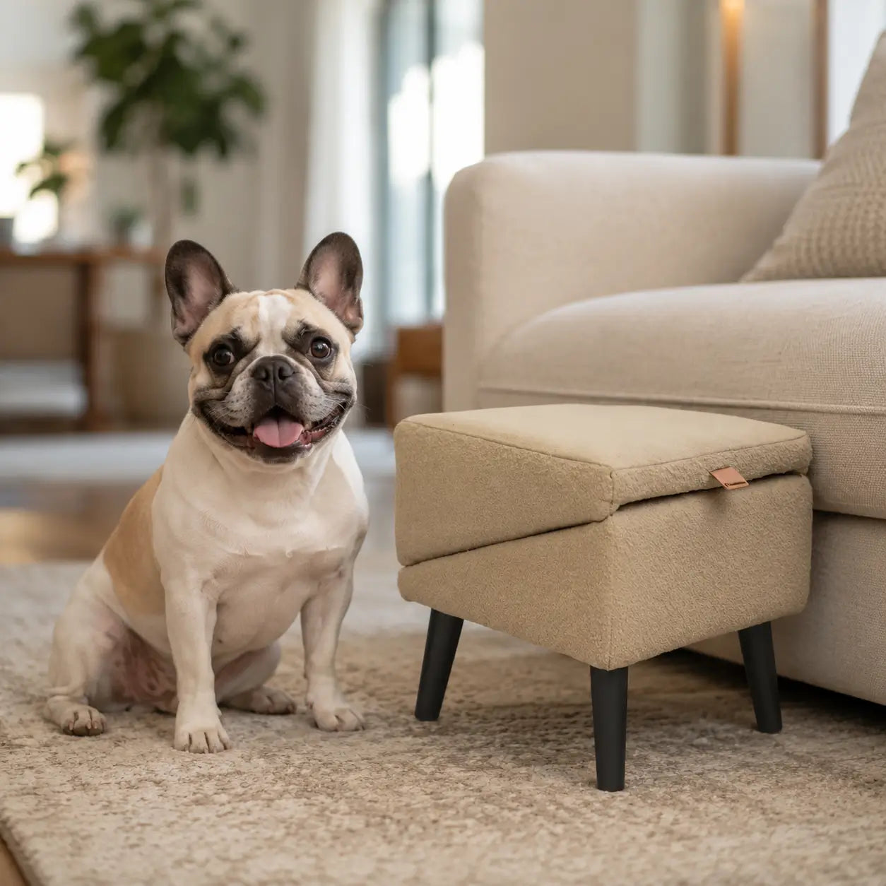 Faltbare Hundetreppe Lifestyle-Bild