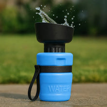 Hundewasserflasche blau
