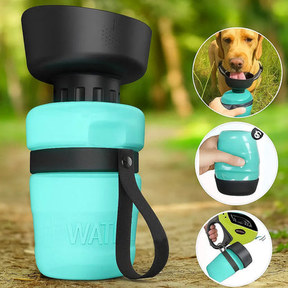 Hundewasserflasche Funktionsübersicht 