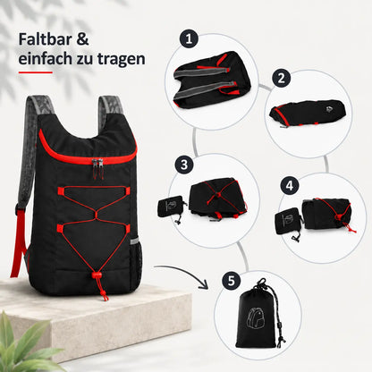 Faltbarer_20L_Rucksack Vorteile
