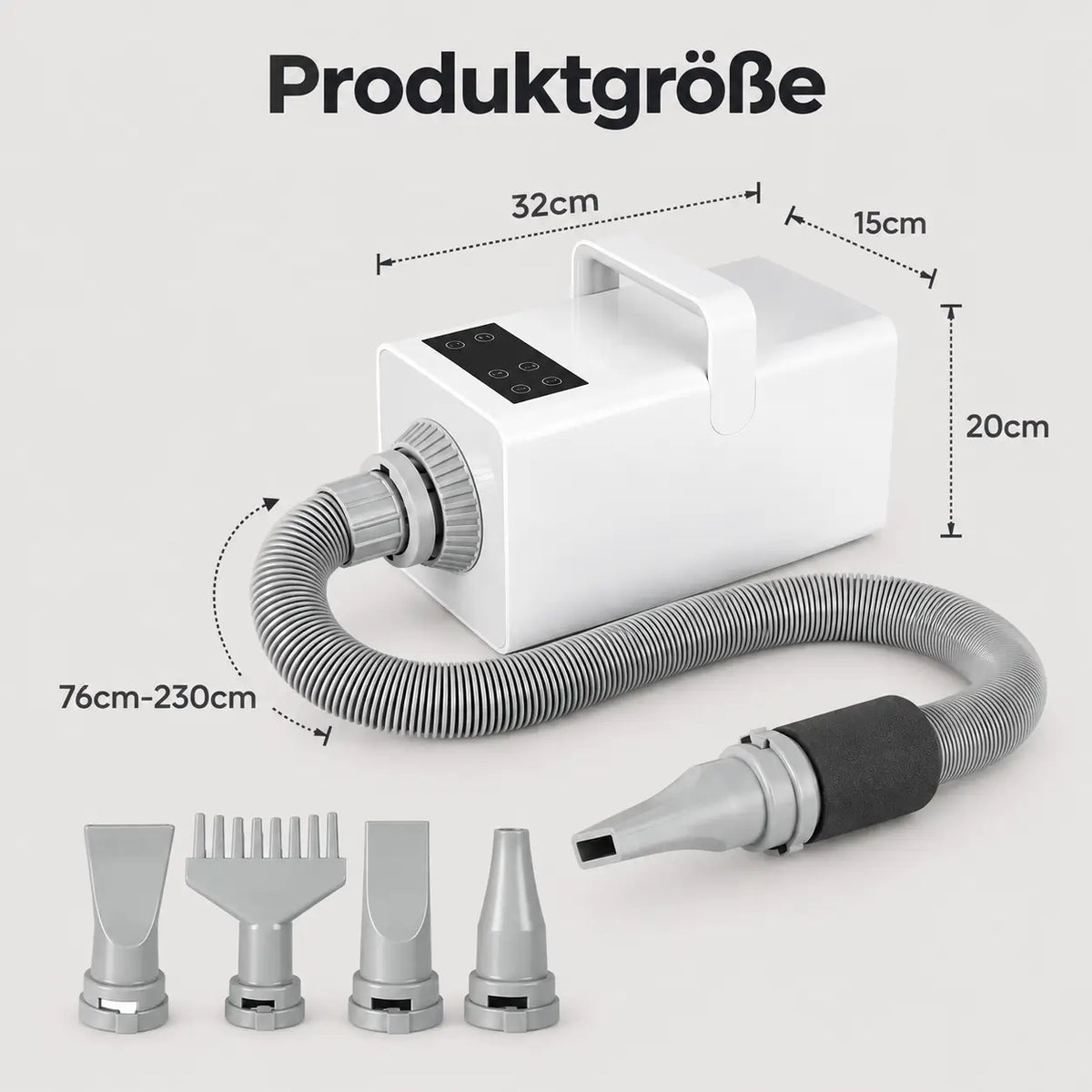 Fellpflege Produktgröße