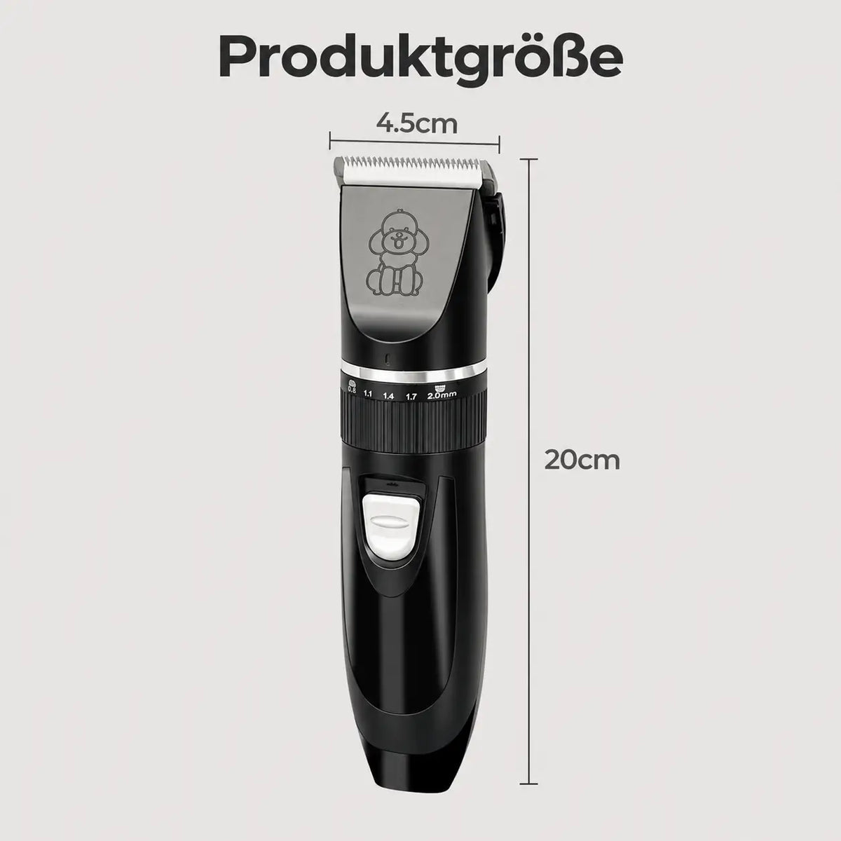 Fellpflege Produktgröße