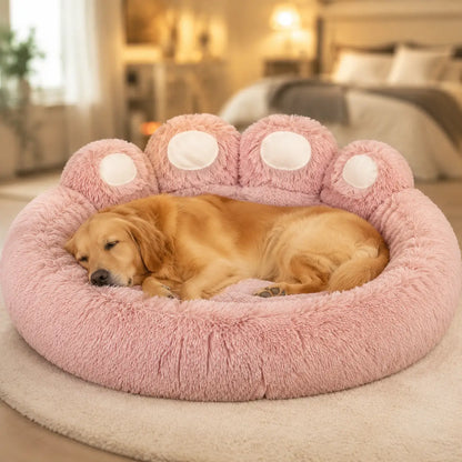 Flauschiges Hundebett Lifestyle-Bild 