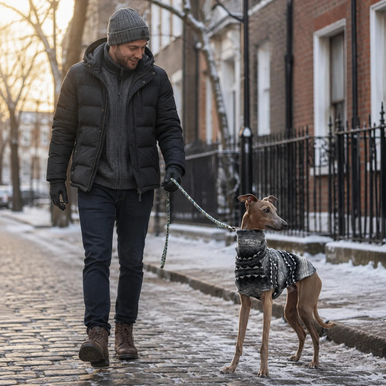Fleece_Hundemantel  Lifestyle-Bild