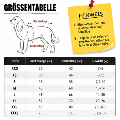 Fleece Hundepullover Winter | Warmer Rollkragen für kleine & große Hunde