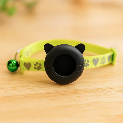 Reflective breathable cat harness | AirTag holder