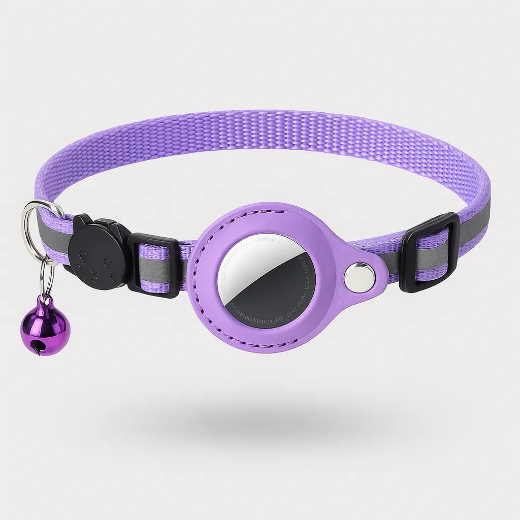GPS Katzenhalsband Lila