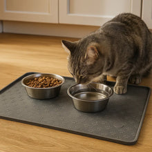 Tapis de nourriture pour chiens et chats | antidérapant, étanche et léger