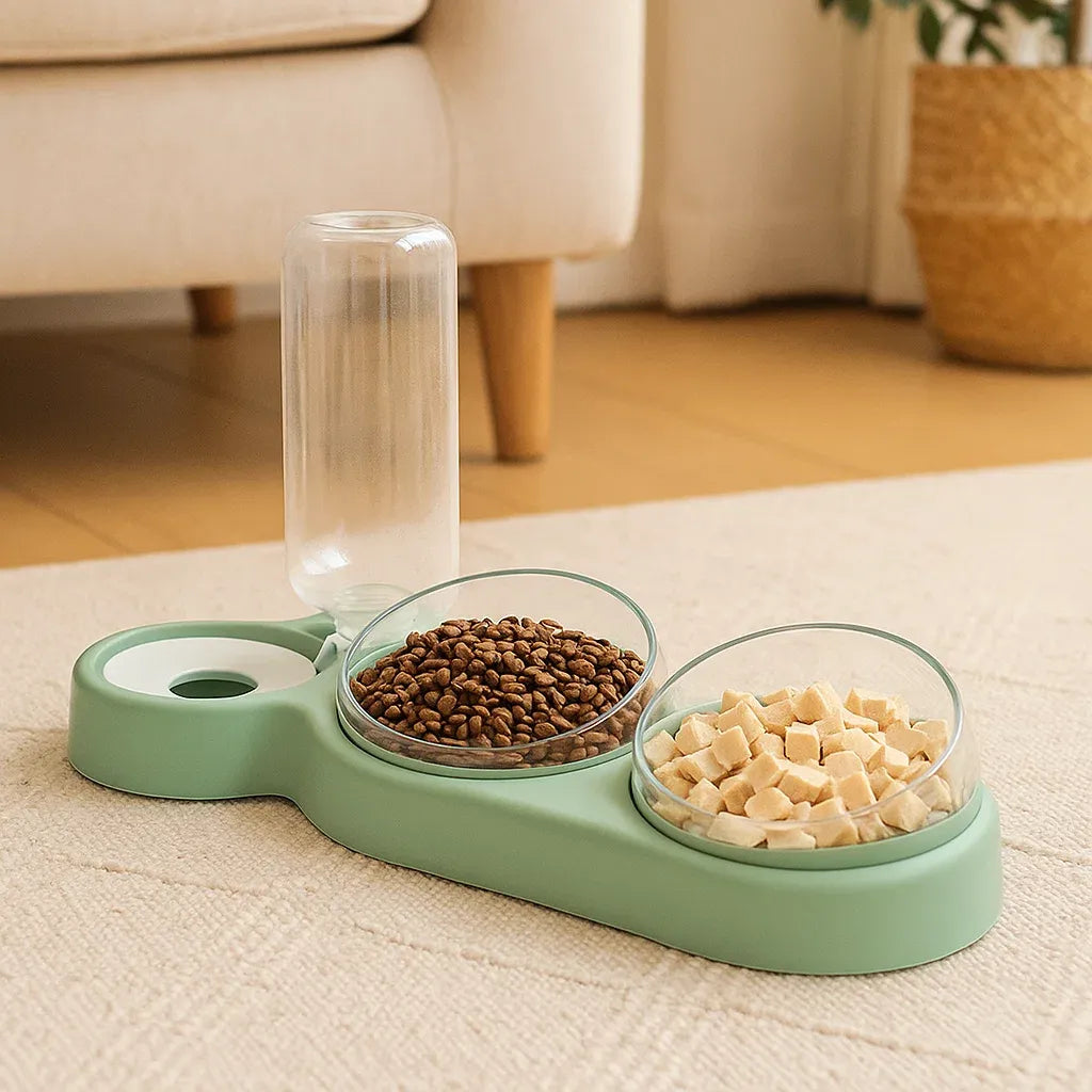 Katzennapf | automatischer Wasserspender & Futterschalem
