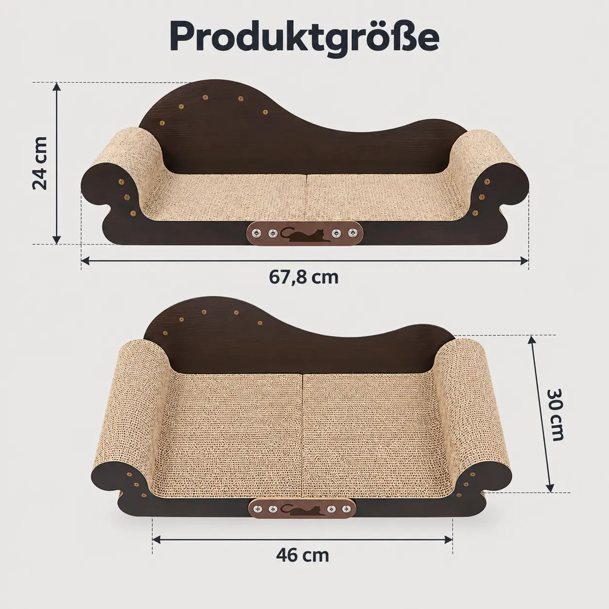 Katzenbett Produktgröße
