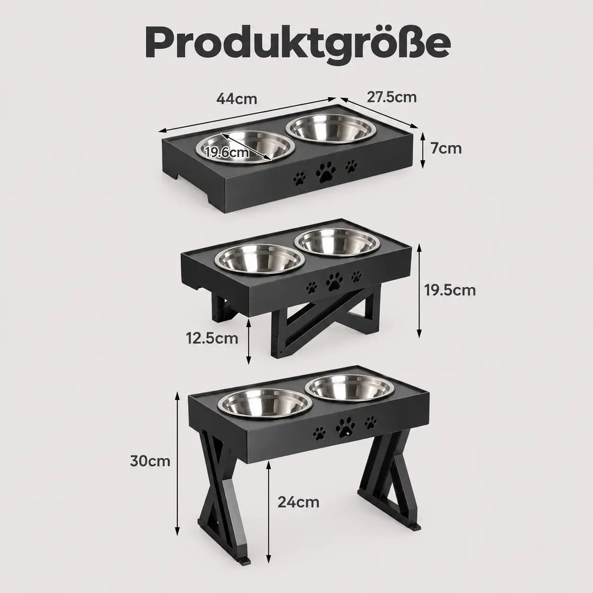 Hundenapf Produktgröße
